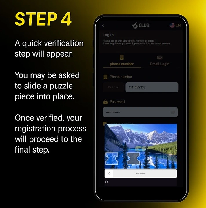 Verify OTP and Complete 6Club Register Process