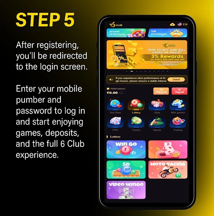 Claim 6Club Welcome Bonus and Start Playing